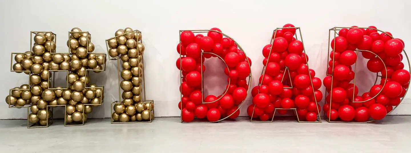 40 Geometric Mosaic Letters and Numbers Balloon Design Ideas