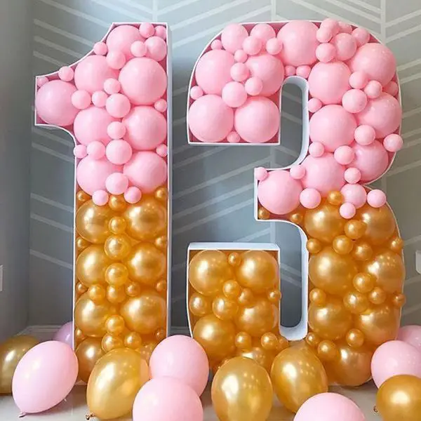 Free Balloon Mosaic Letters & Numbers Creator